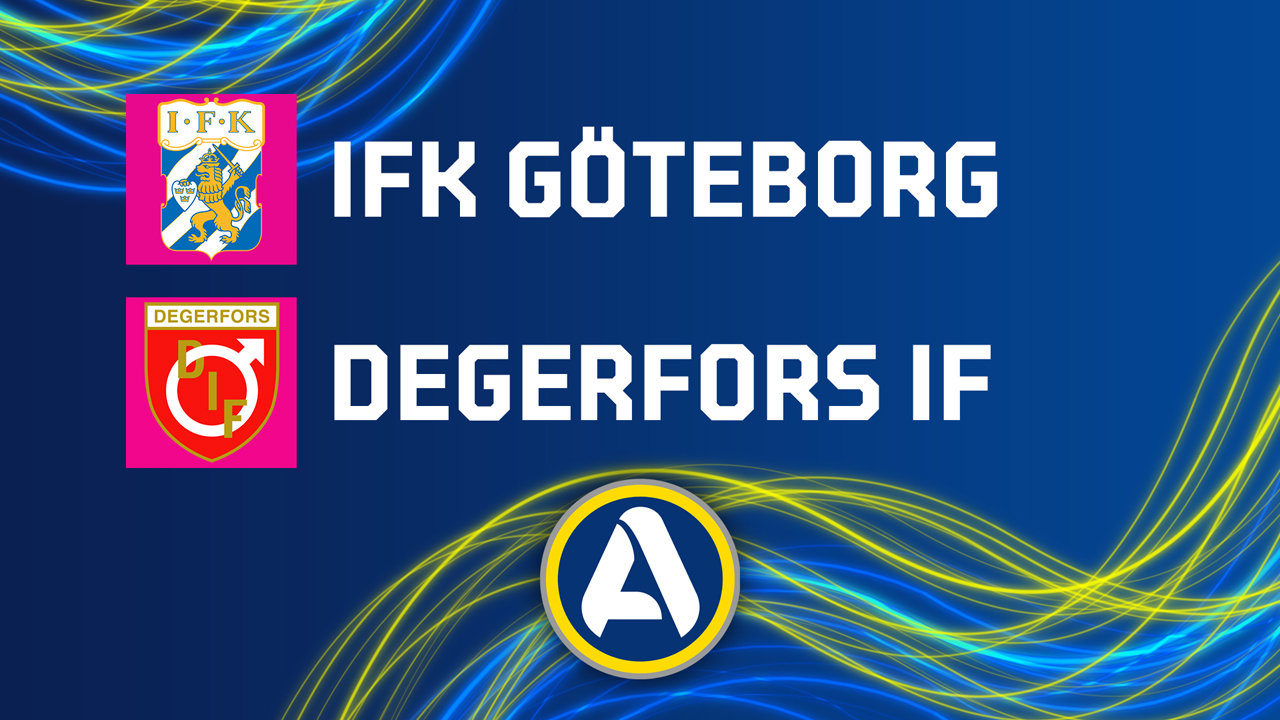 IFK Göteborg vs Degerfors poster