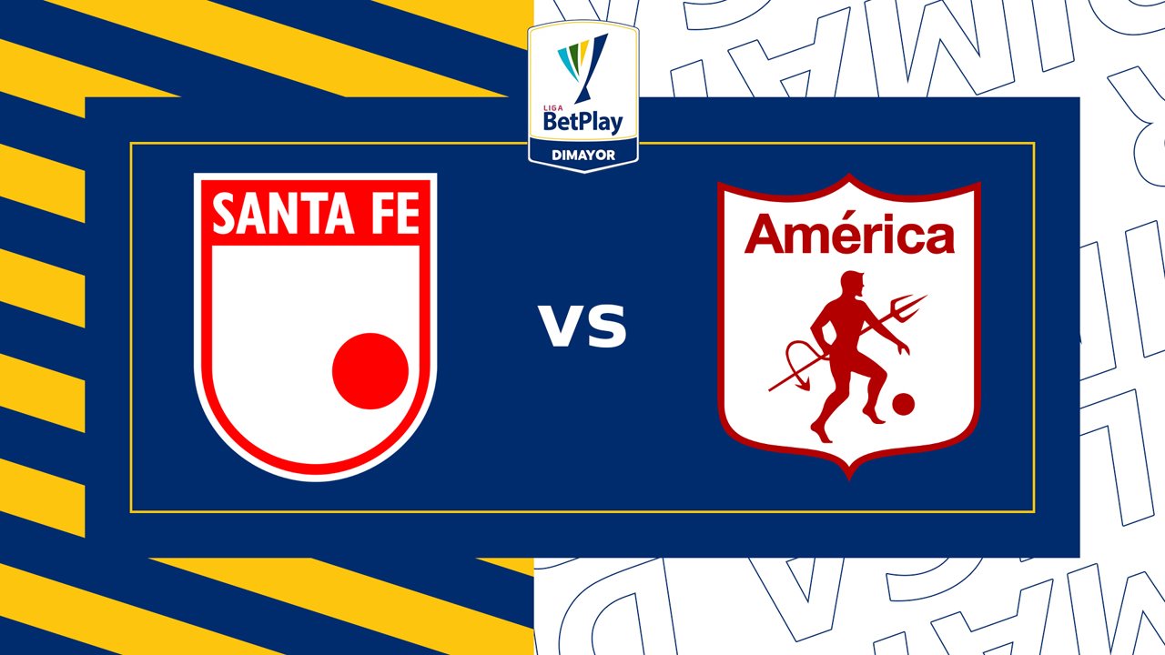 Independiente Santa Fe vs América de Cali poster
