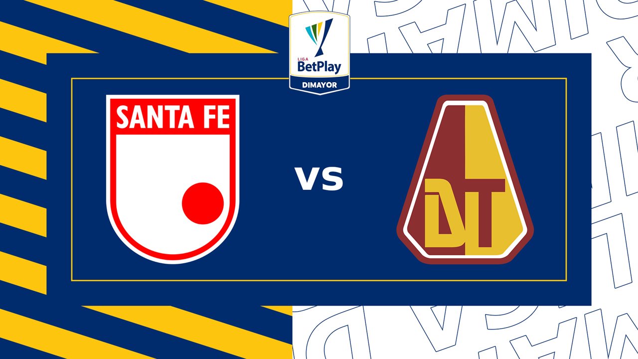 Independiente Santa Fe vs Deportes Tolima poster