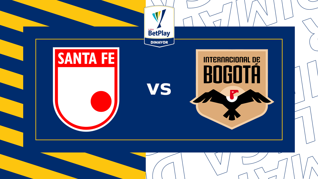 Independiente Santa Fe vs Internacional de Bogotá poster