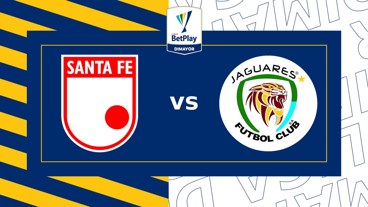 Independiente Santa Fe vs Jaguares de Córdoba poster