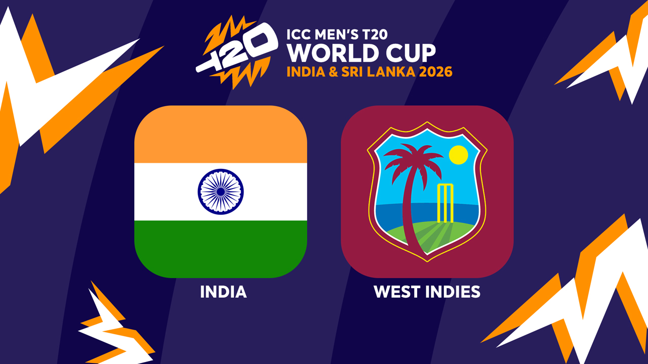 India Cricket vs West Indies Cricket poster