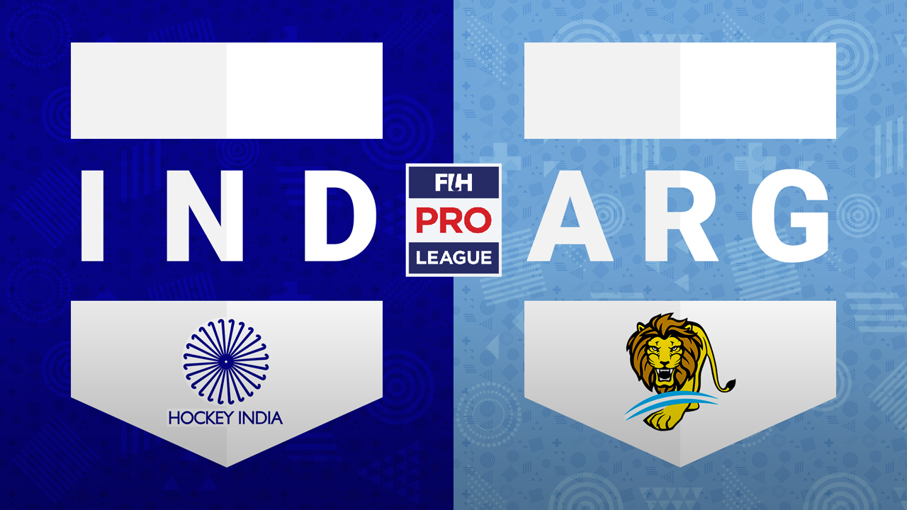 India Hockey vs Argentina Hockey poster