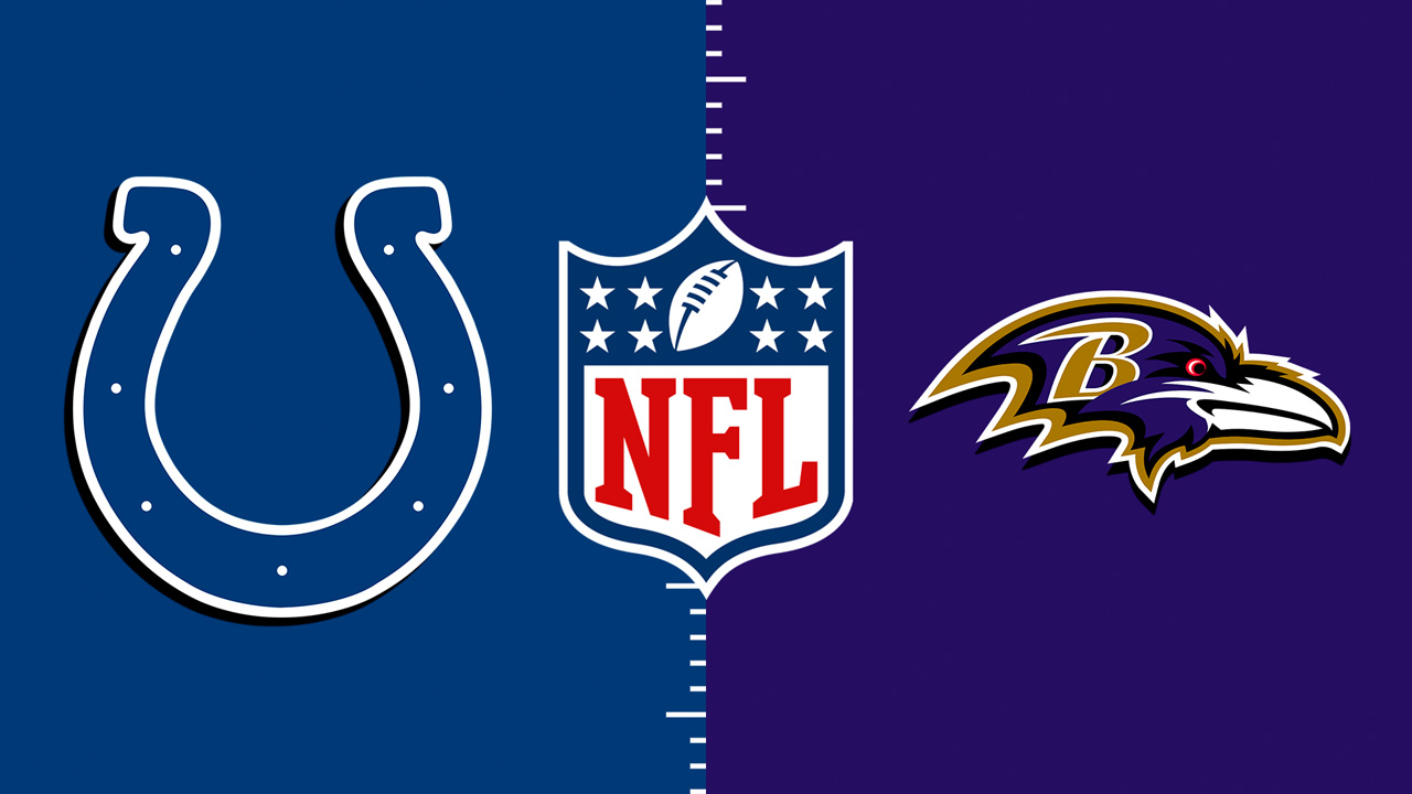 Indianapolis Colts vs Baltimore Ravens poster