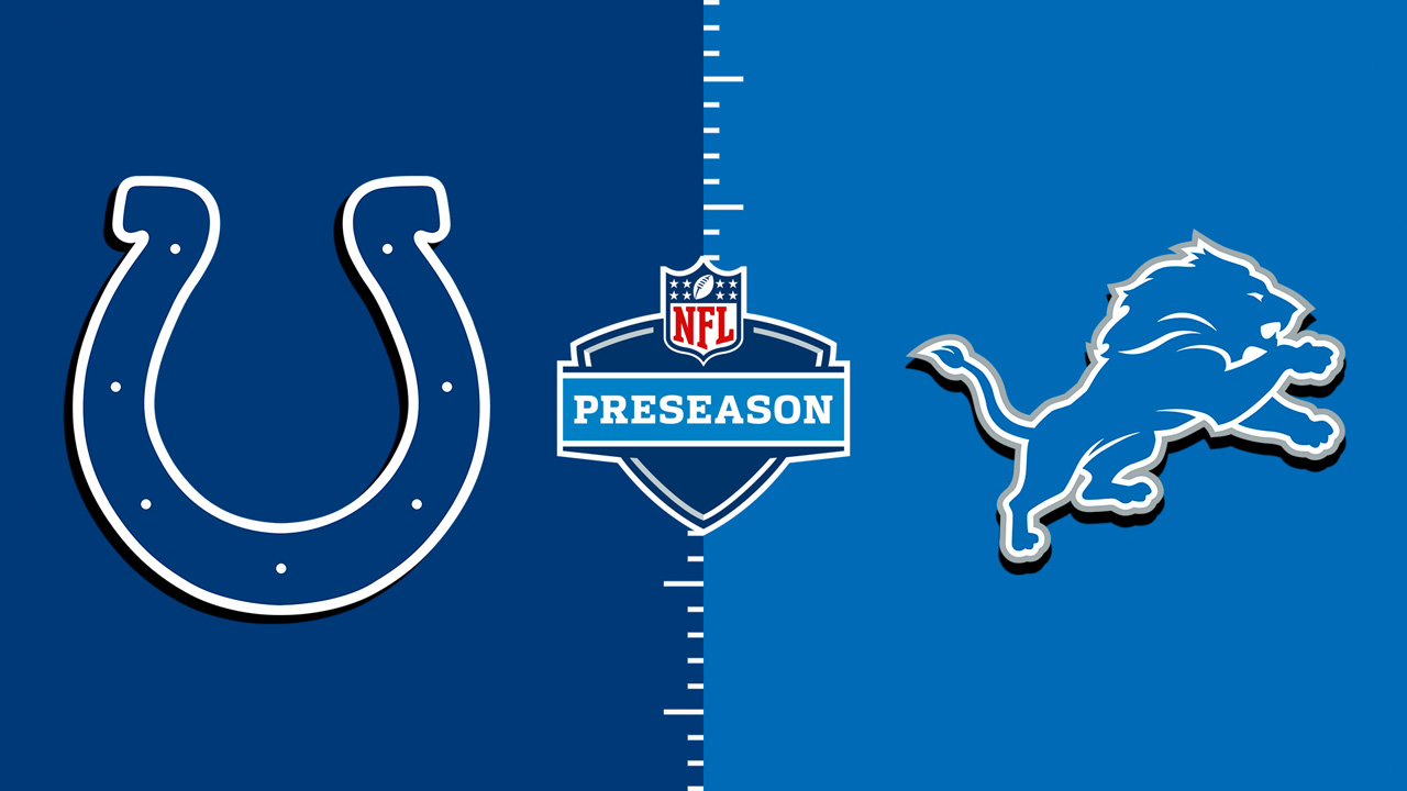 Indianapolis Colts vs Detroit Lions poster