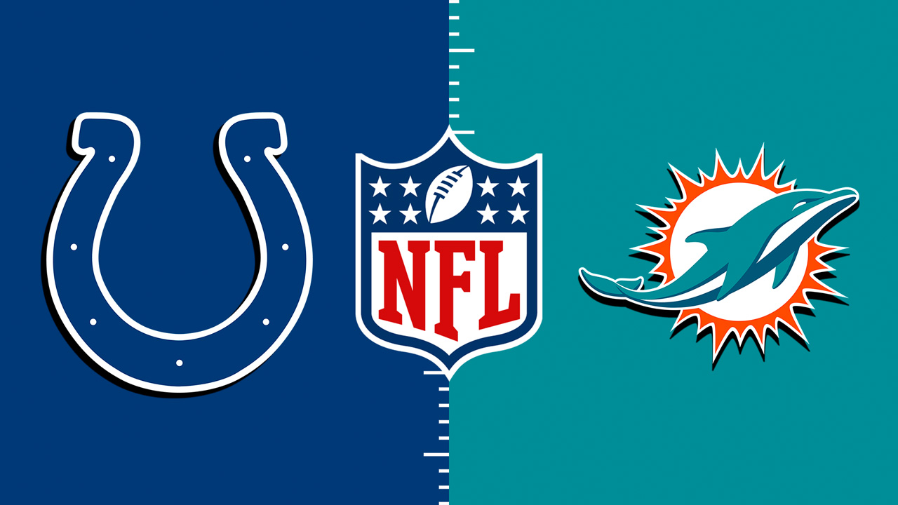 Indianapolis Colts vs Miami Dolphins poster