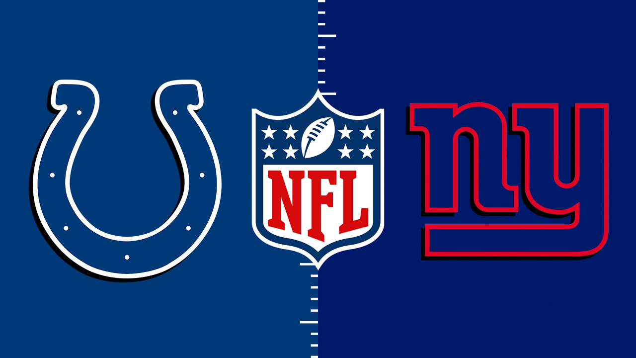 Indianapolis Colts vs New York Giants poster