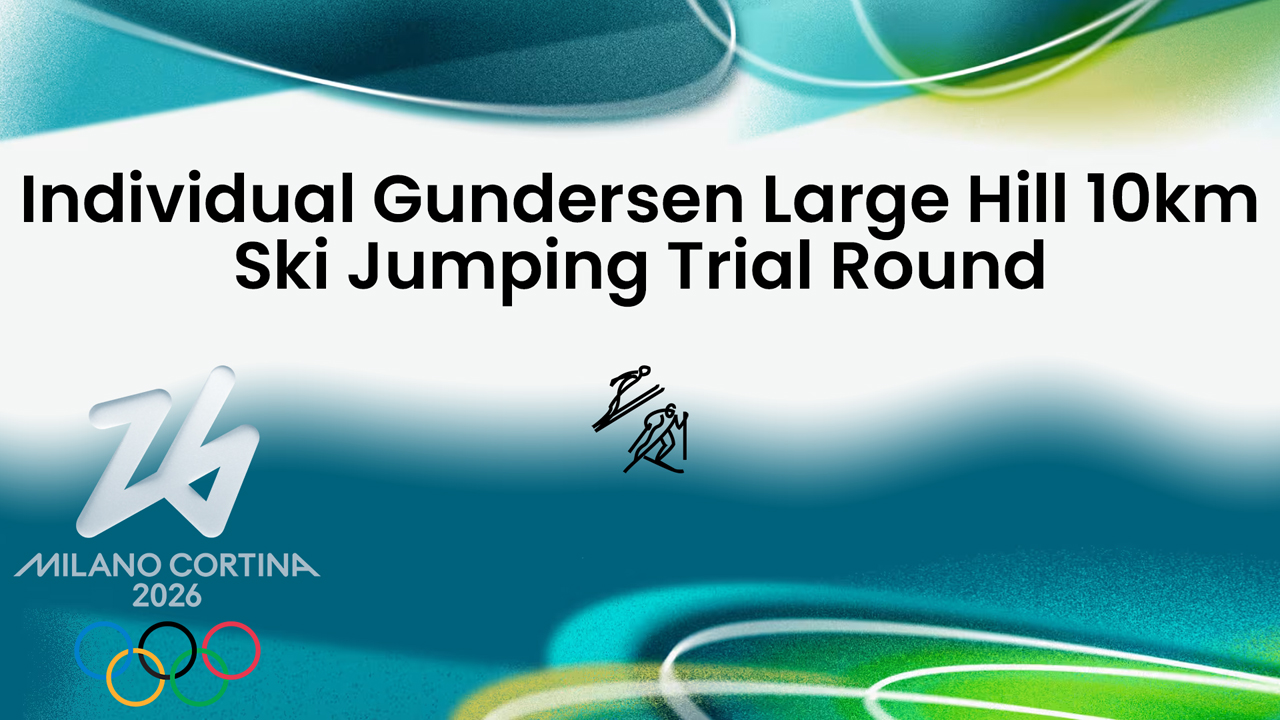 Individual Gundersen Large Hill 10km Ski Jumping Trial Round image