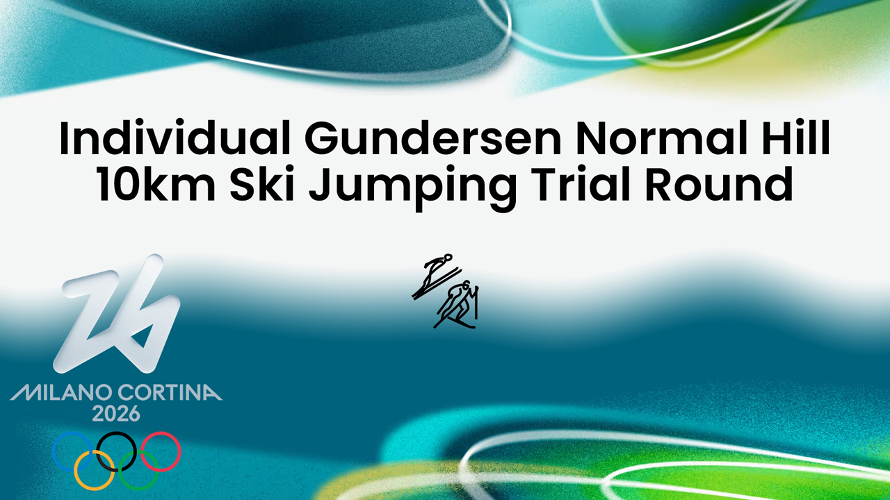 Individual Gundersen Normal Hill 10km Ski Jumping Trial Round image