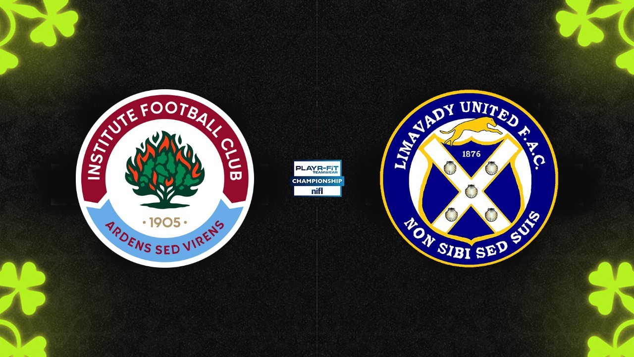 Institute vs Limavady United poster