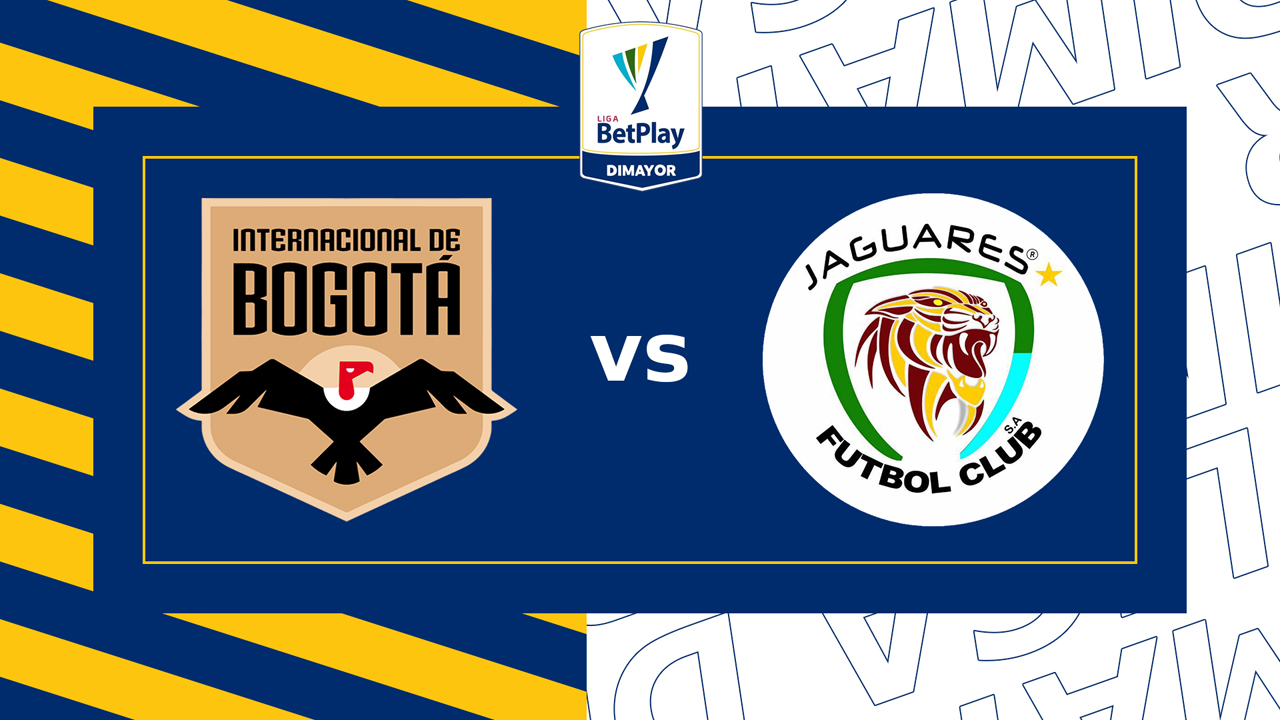 Internacional de Bogotá vs Jaguares de Córdoba poster