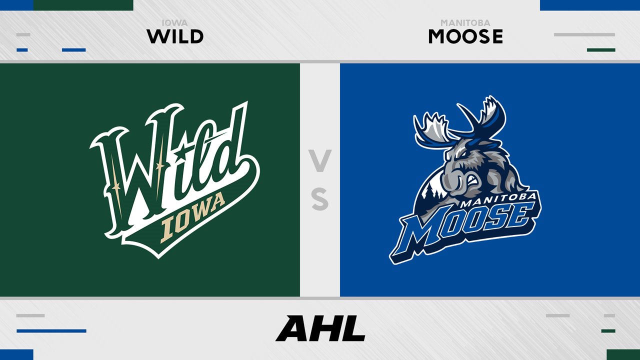 Iowa Wild vs Manitoba Moose poster