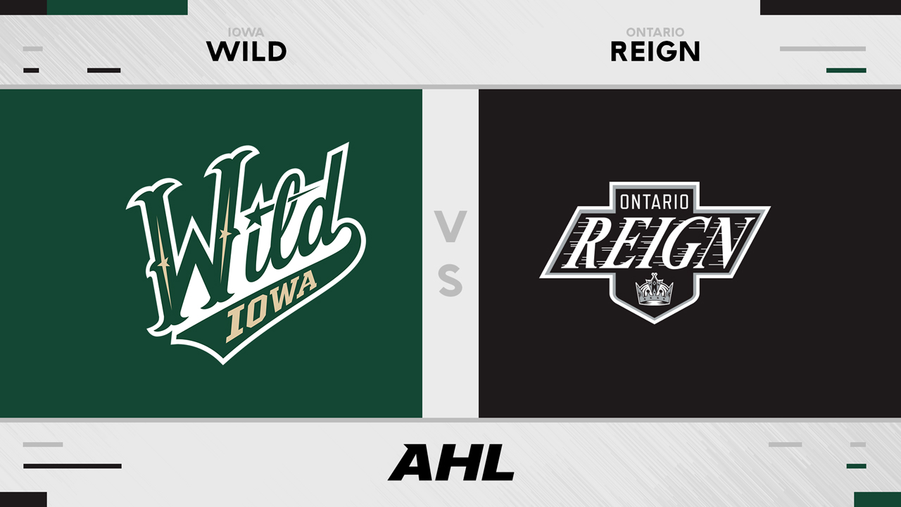 Iowa Wild vs Ontario Reign poster