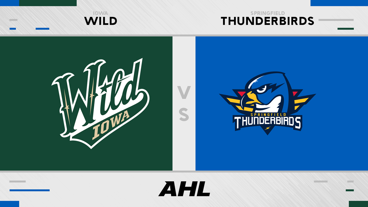 Iowa Wild vs Springfield Thunderbirds poster