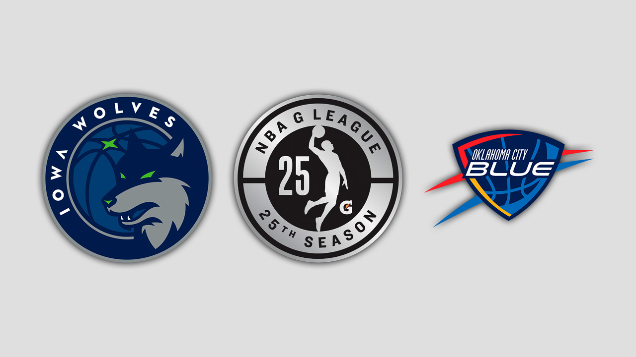 Iowa Wolves vs Oklahoma City Blue poster