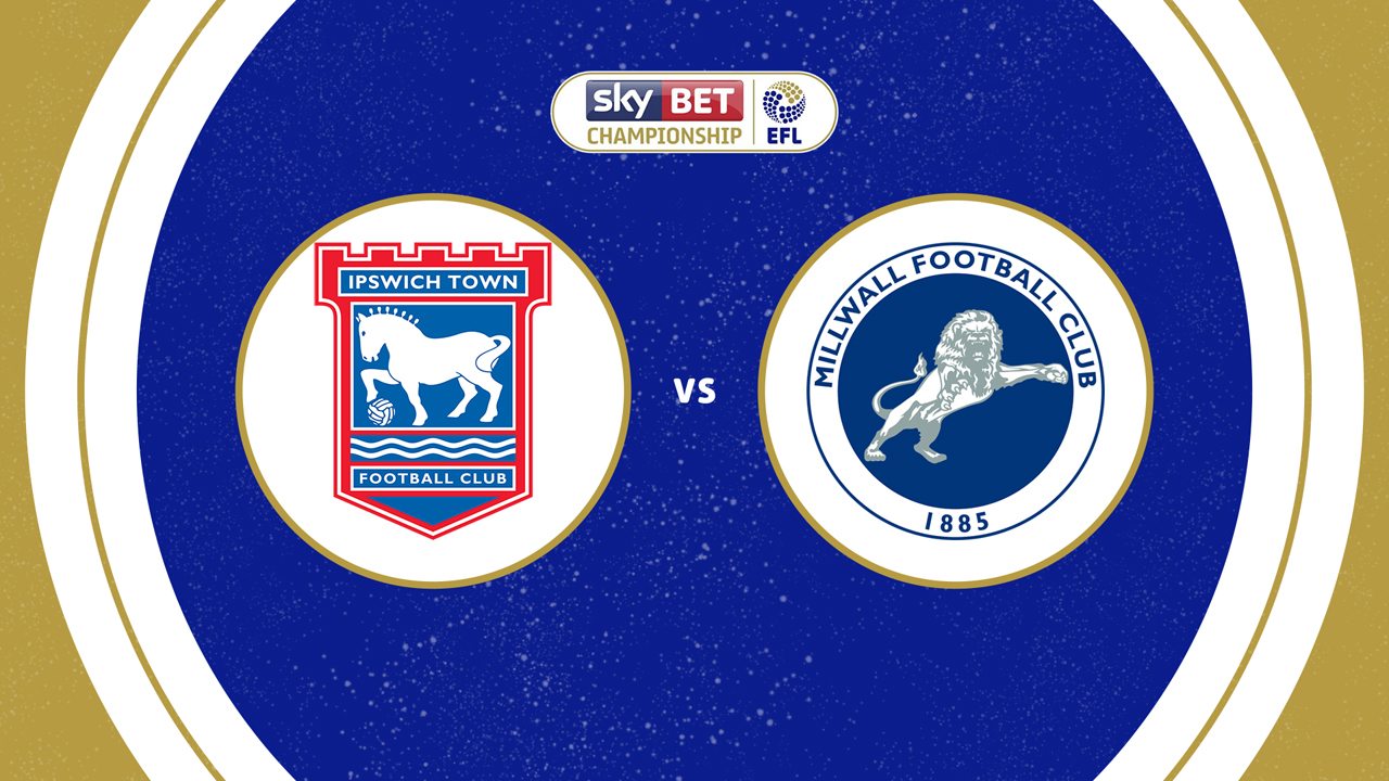 Ipswich Town vs Millwall poster