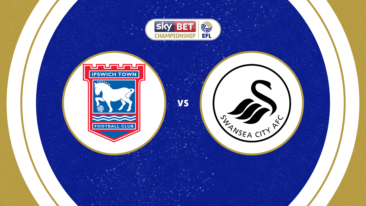 Ipswich Town vs Swansea City poster
