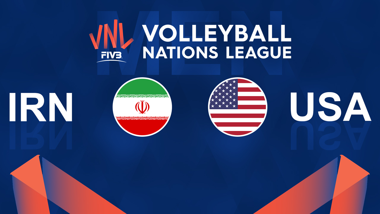 Iran Volleyball vs USA Volleyball poster
