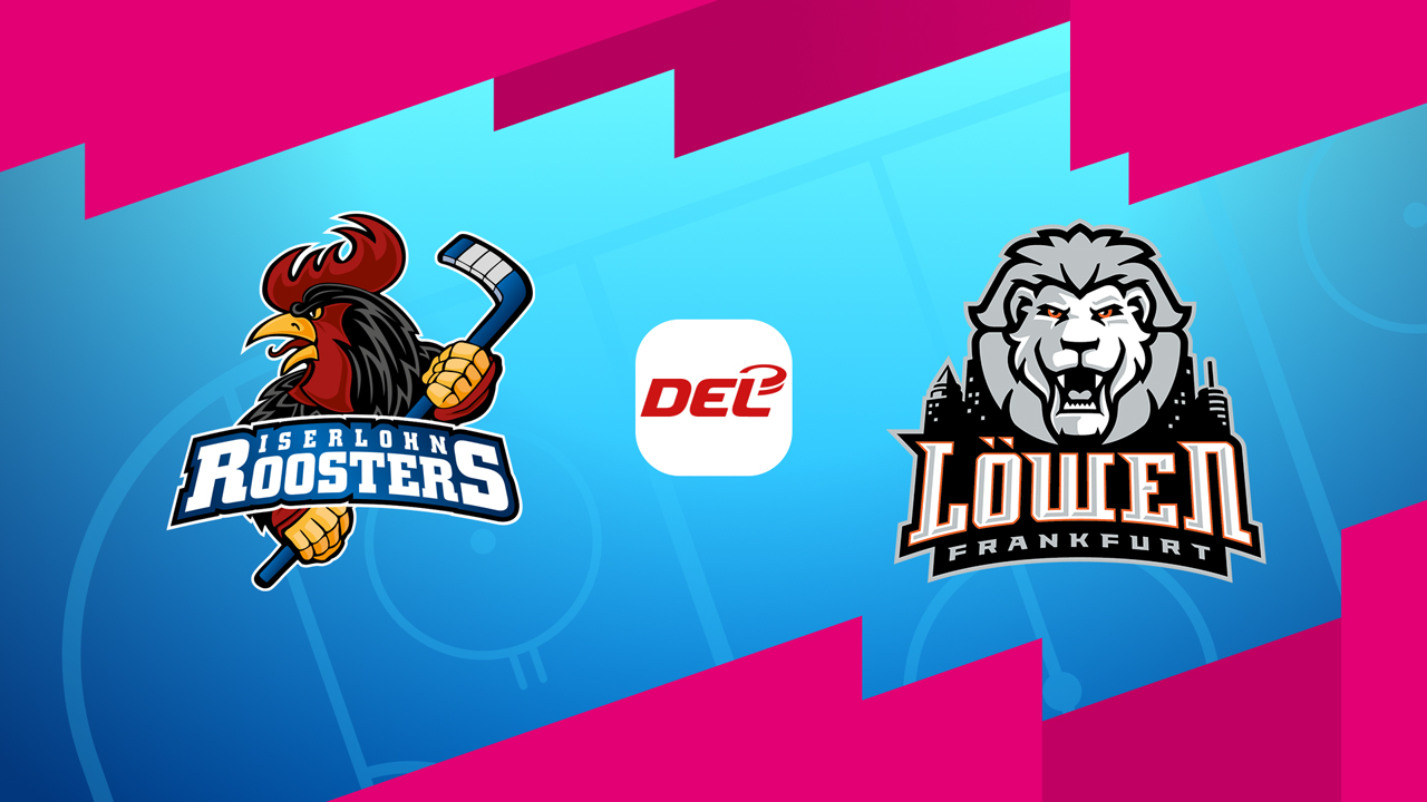 Iserlohn Roosters vs Löwen Frankfurt poster