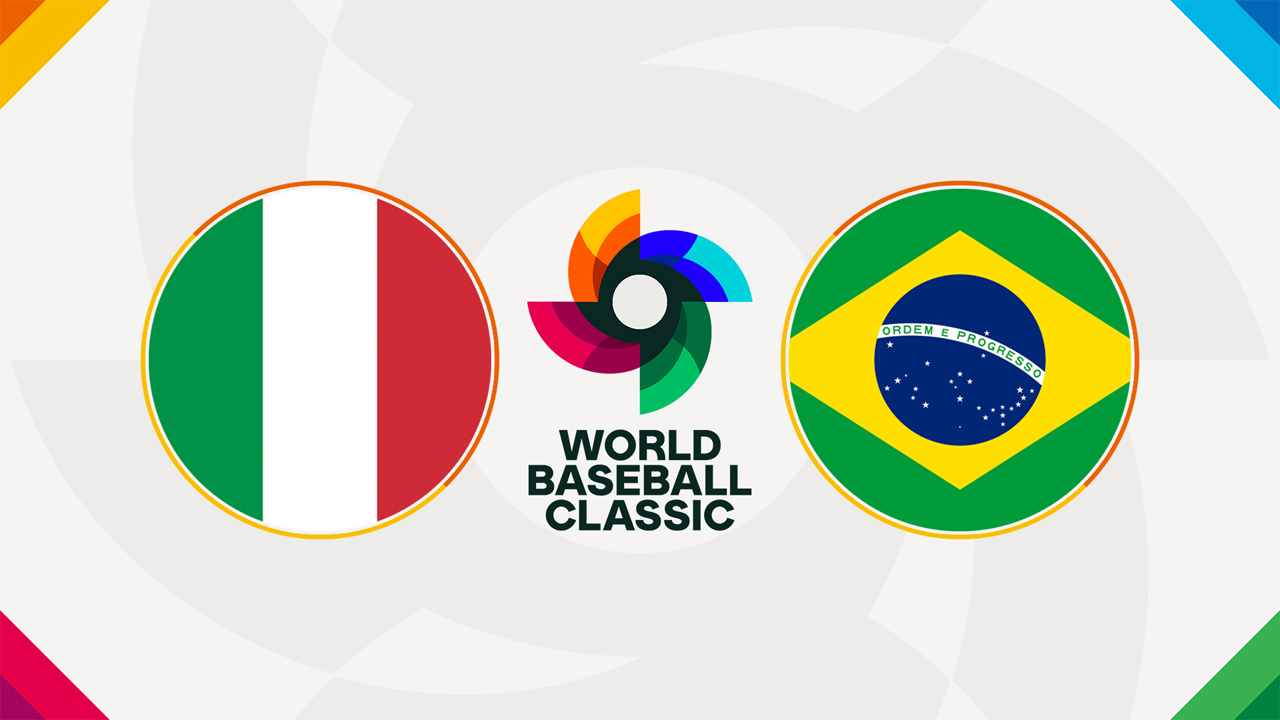 Italy Baseball vs Brazil Baseball poster