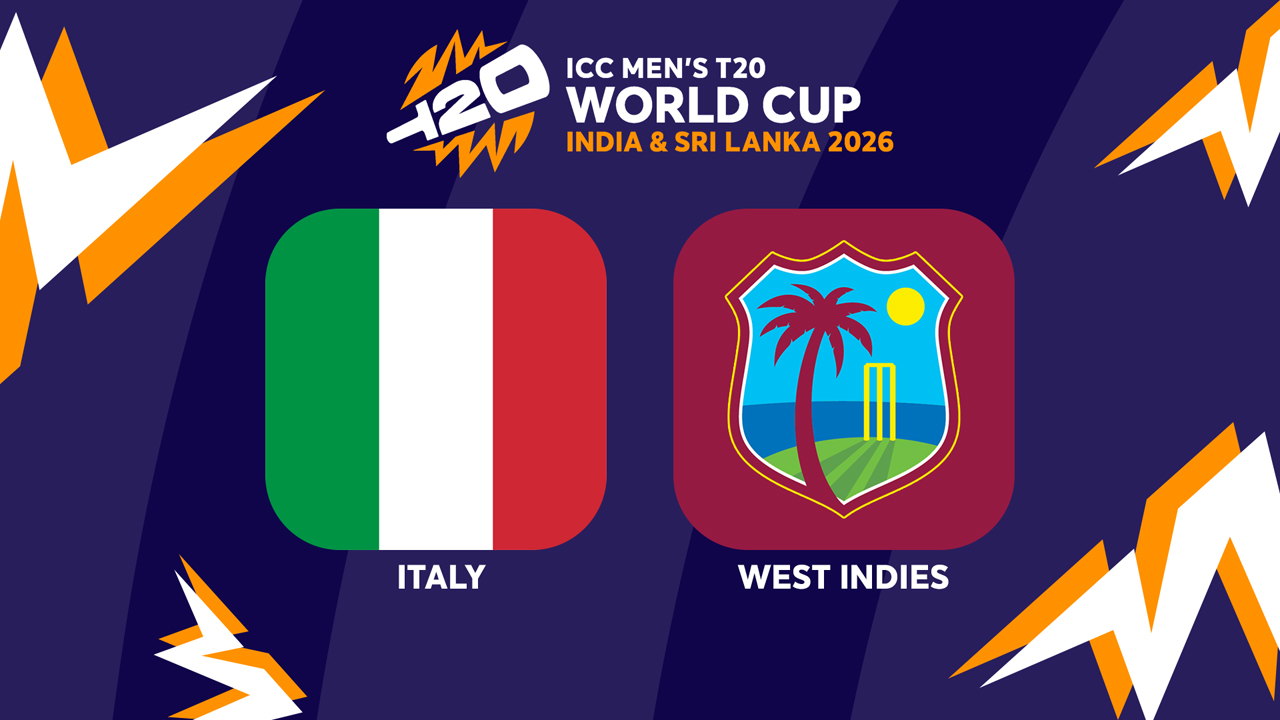 Italy Cricket vs West Indies Cricket poster