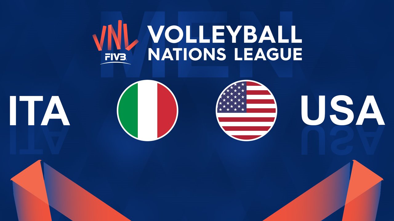Italy Volleyball vs USA Volleyball poster