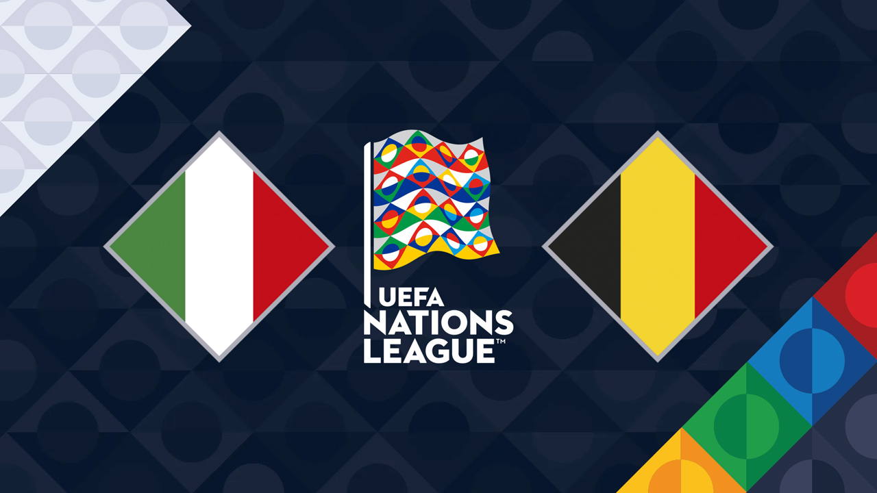 Italy vs Belgium poster