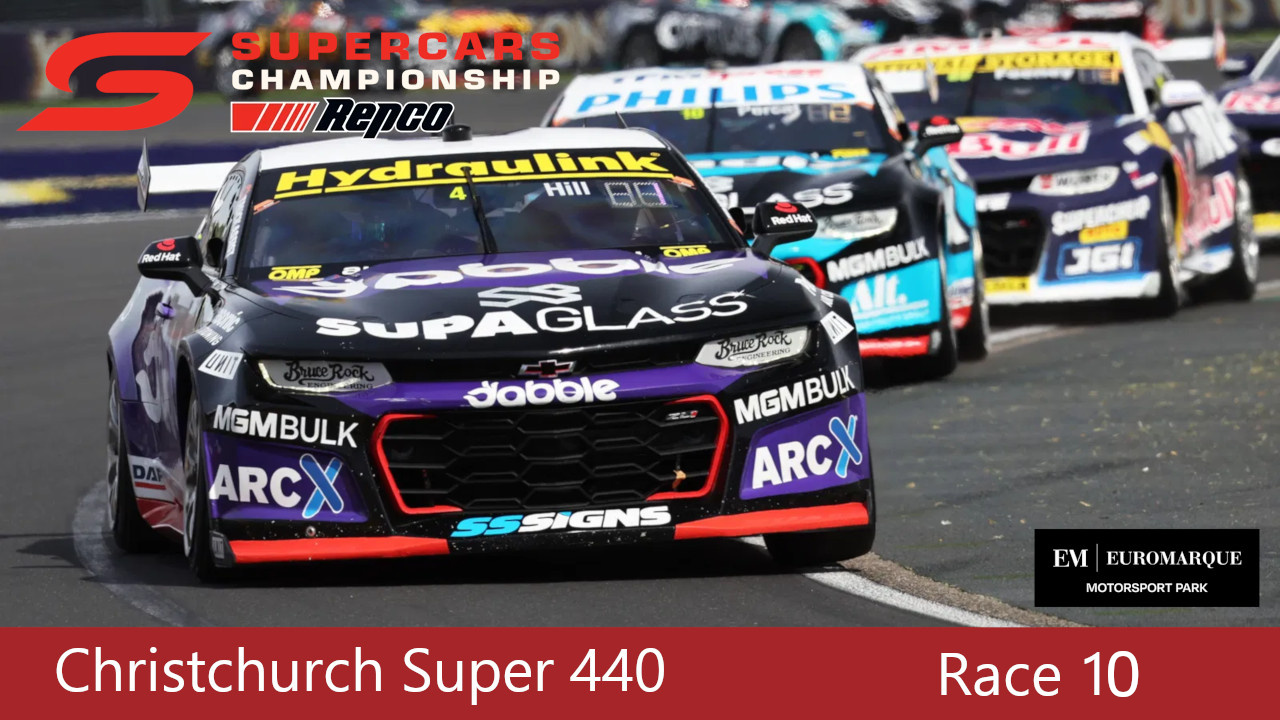 ITM Christchurch Super 440 Race 10 poster