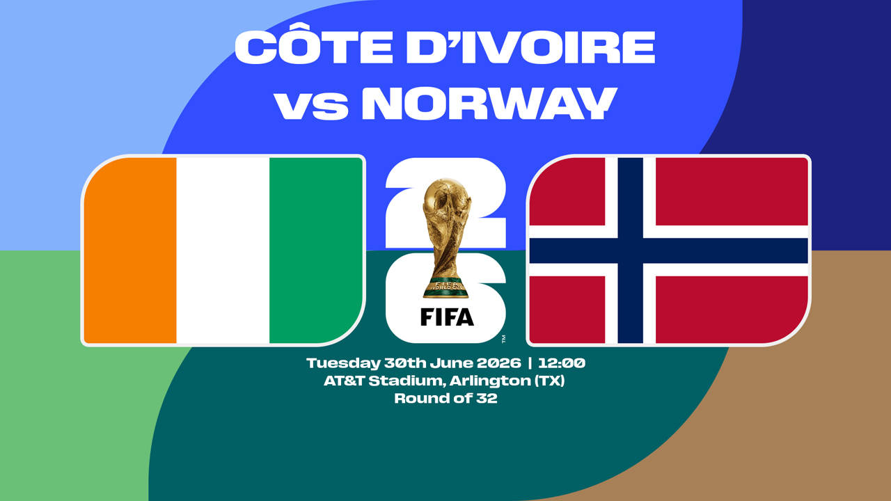 Ivory Coast vs Norway poster