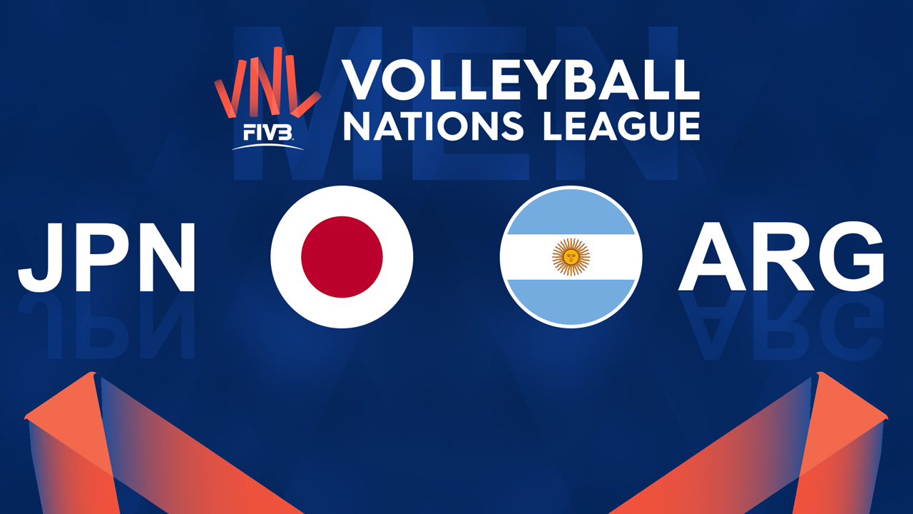 Japan Volleyball vs Argentina Volleyball poster