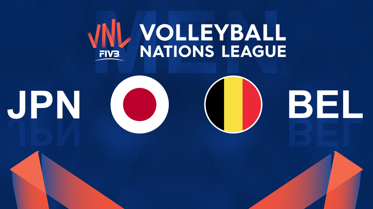 Japan Volleyball vs Belgium Volleyball poster
