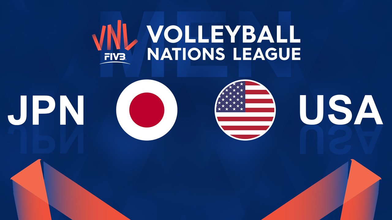 Japan Volleyball vs USA Volleyball poster
