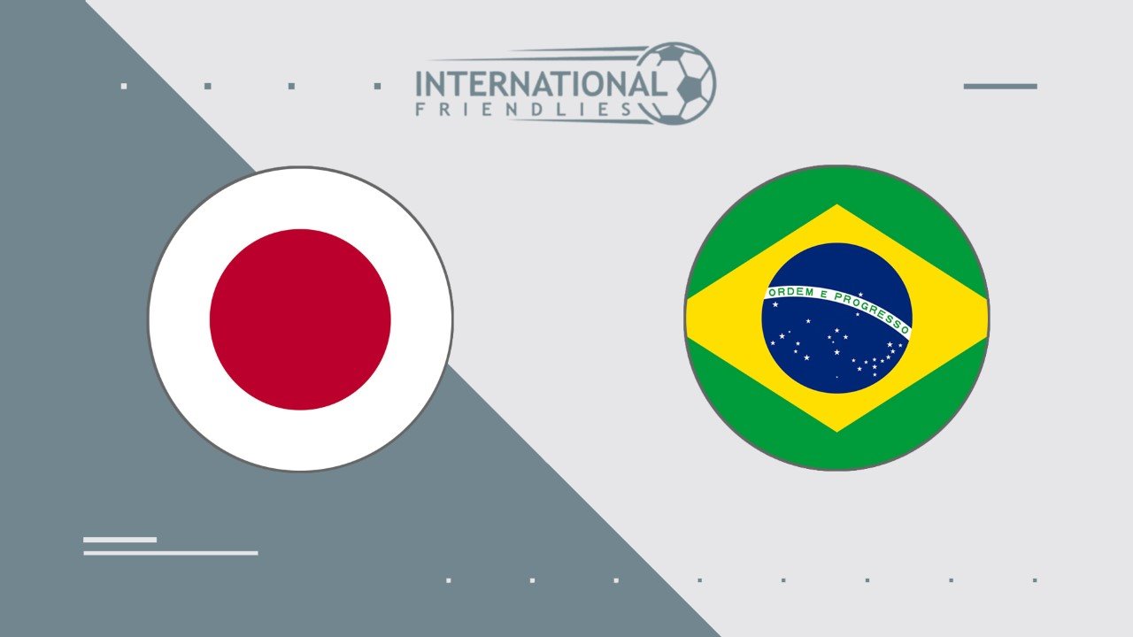 Japan vs Brazil poster