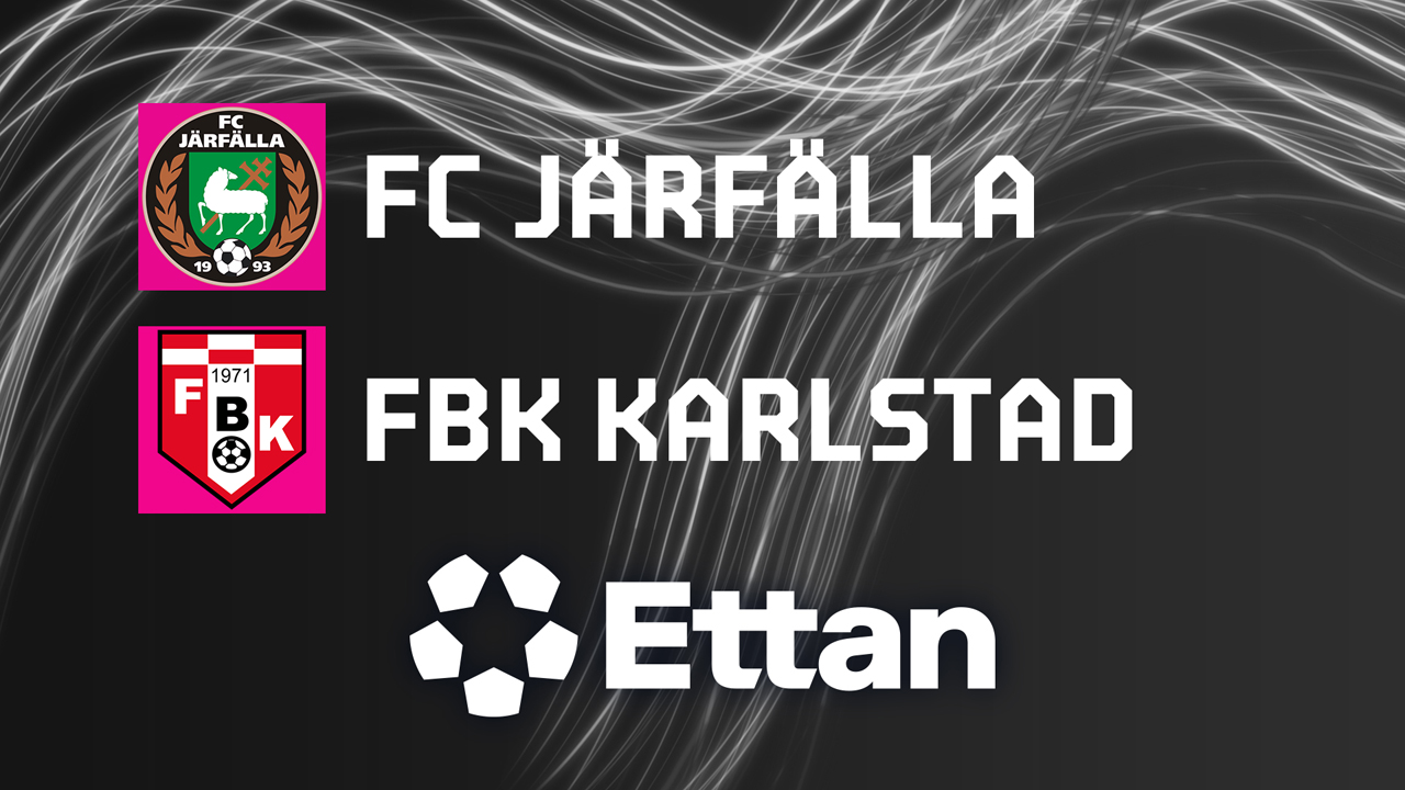 Järfälla vs FBK Karlstad poster