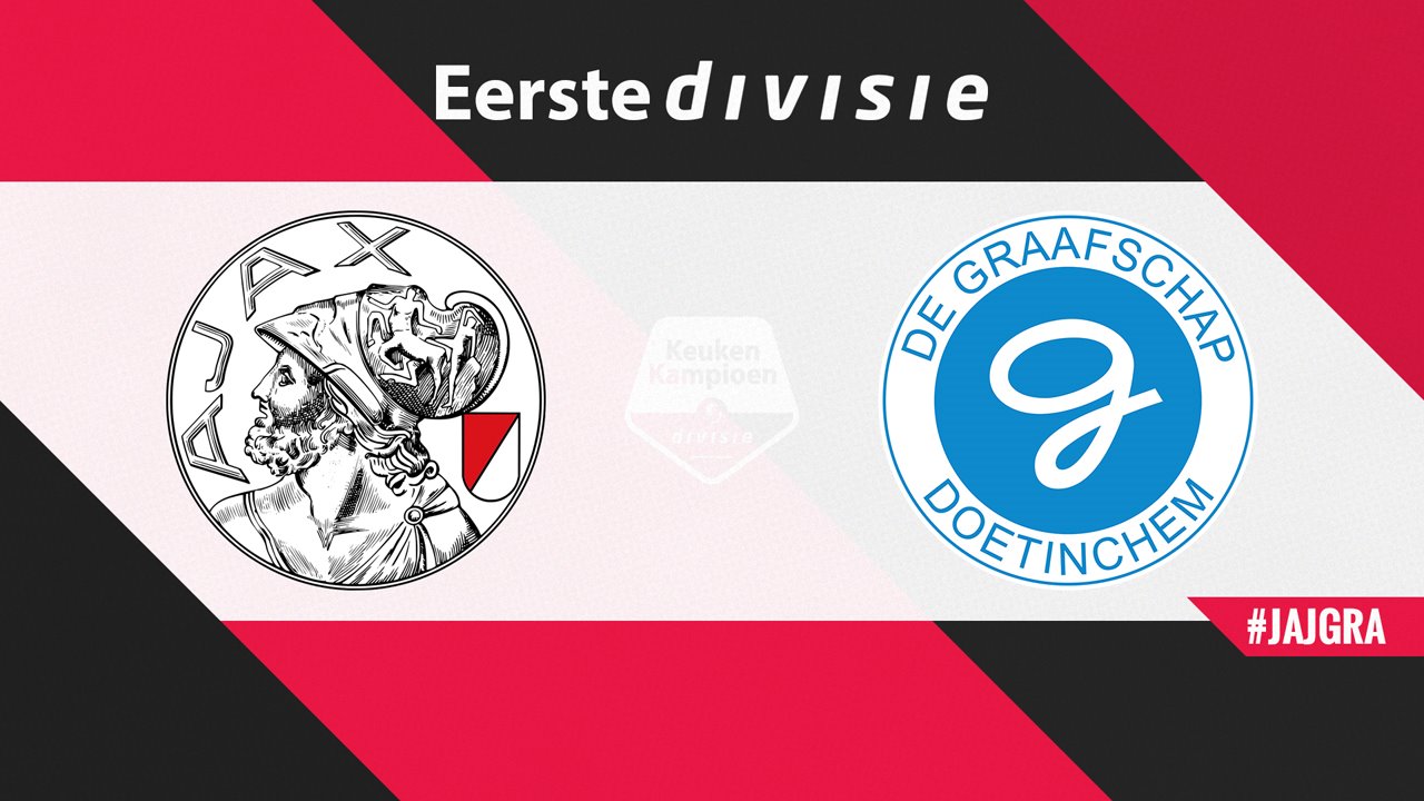 Jong Ajax vs De Graafschap poster