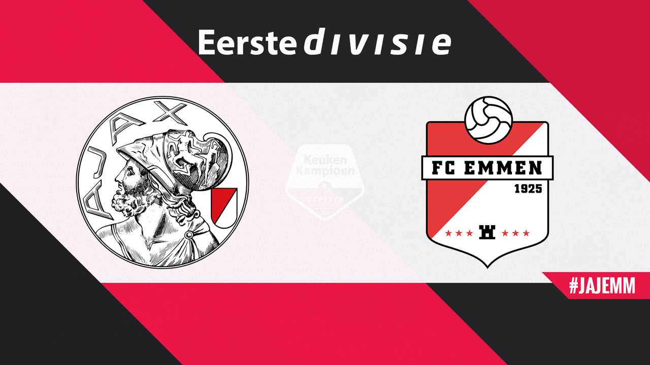 Jong Ajax vs FC Emmen poster
