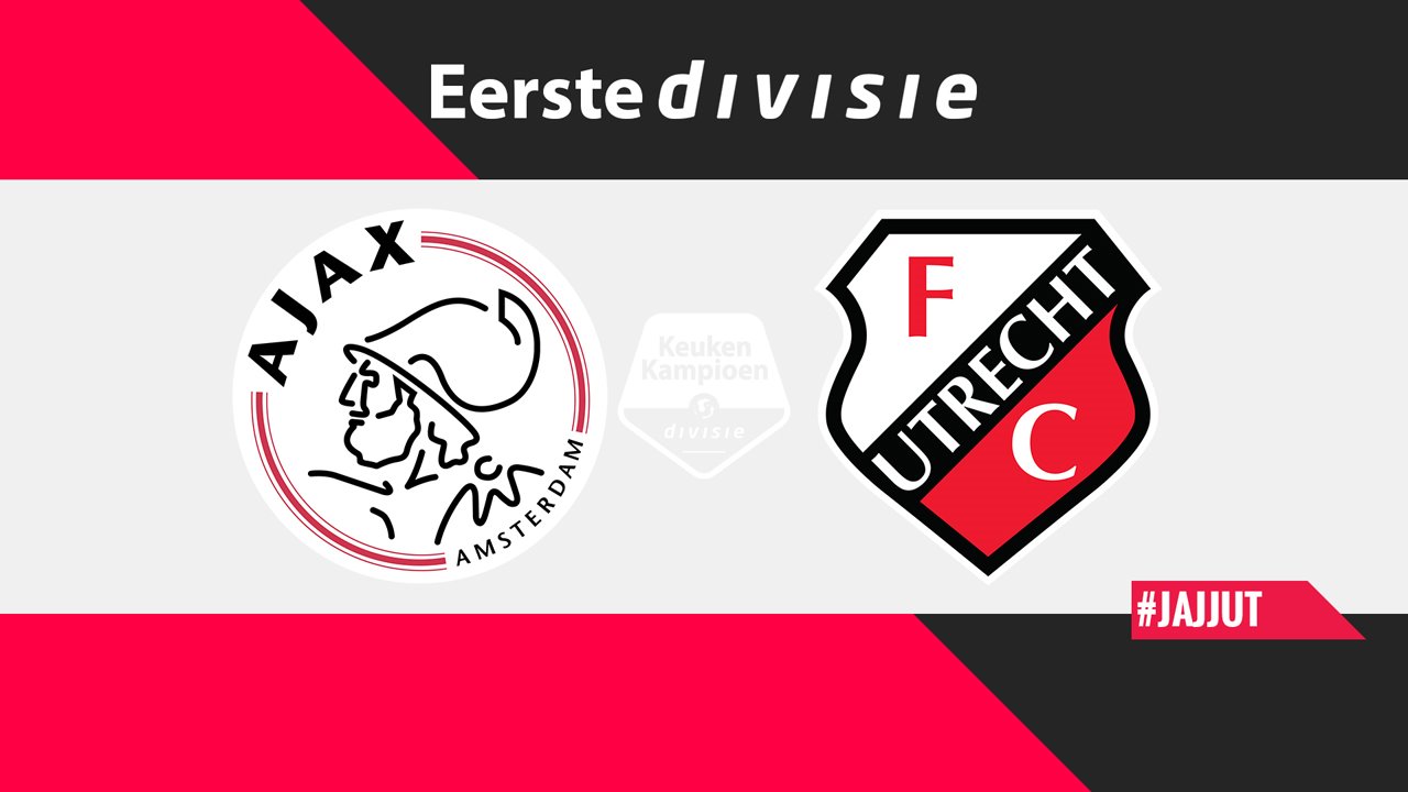 Jong Ajax vs Jong Utrecht poster