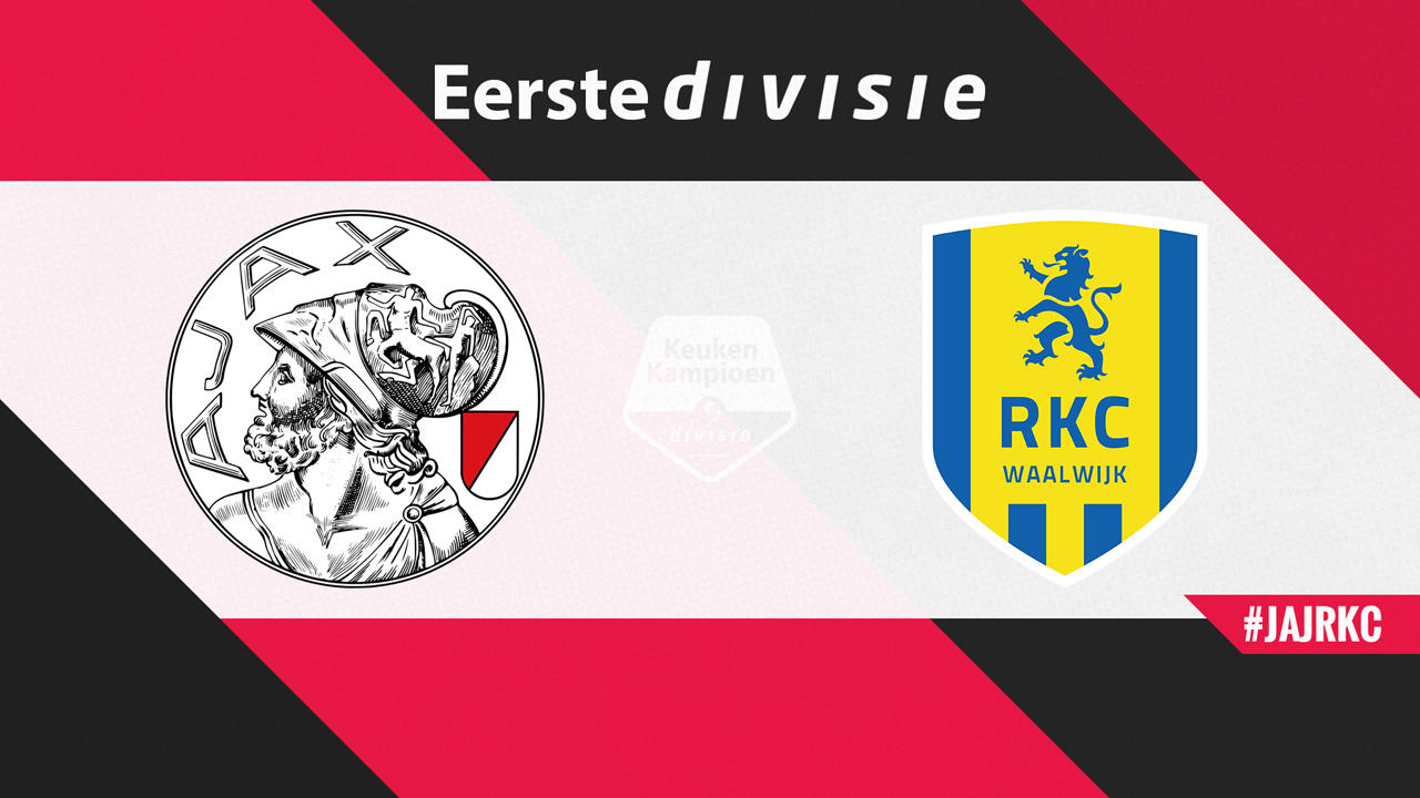 Jong Ajax vs RKC Waalwijk poster