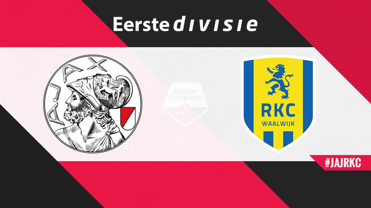 Jong Ajax vs RKC Waalwijk poster