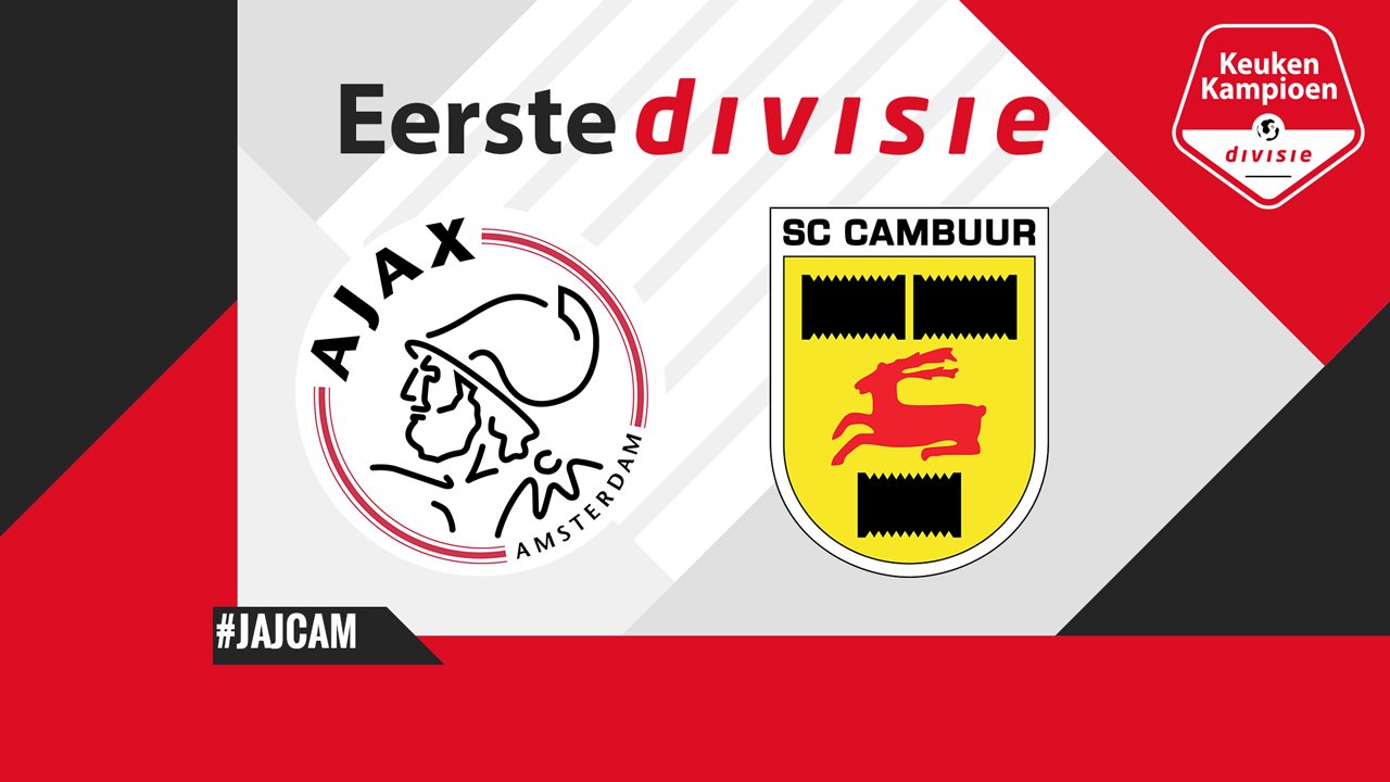 Jong Ajax vs SC Cambuur poster