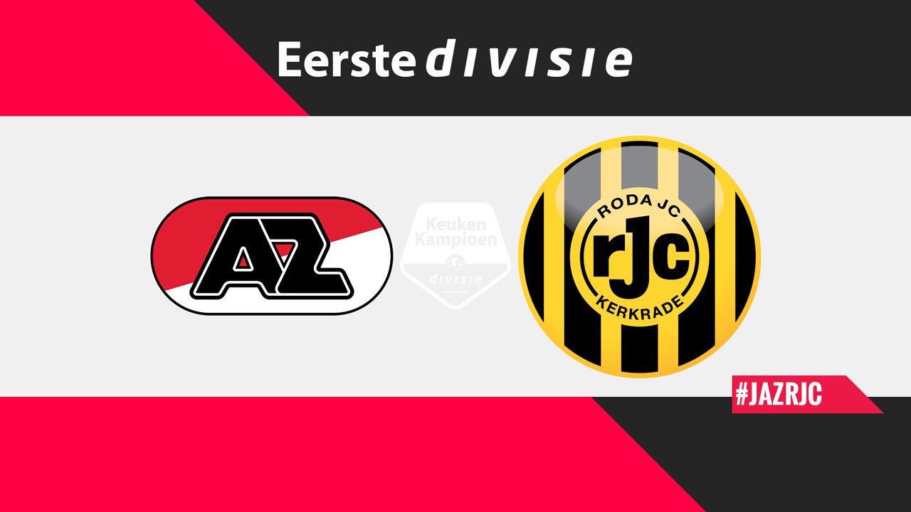 Jong AZ vs Roda JC poster