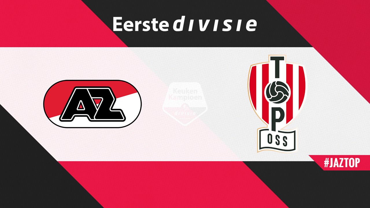 Jong AZ vs TOP Oss poster