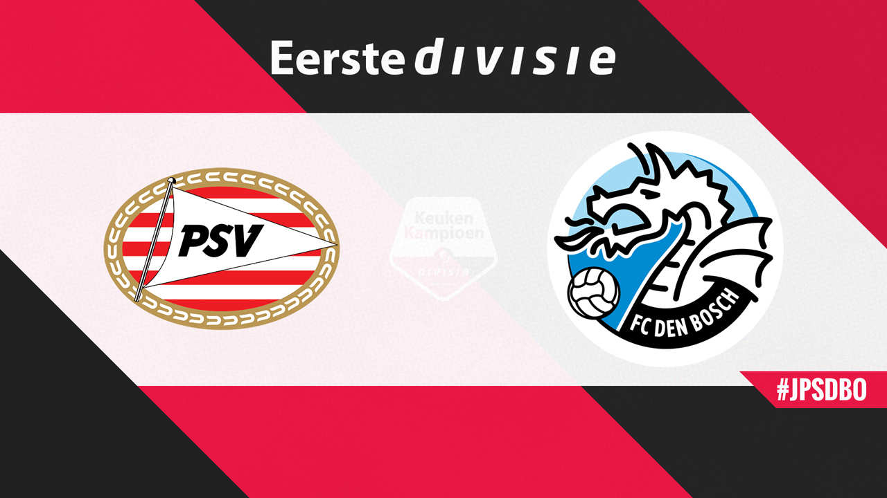Jong PSV vs Den Bosch poster