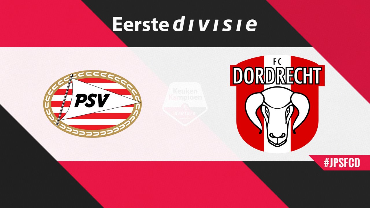 Jong PSV vs Dordrecht poster