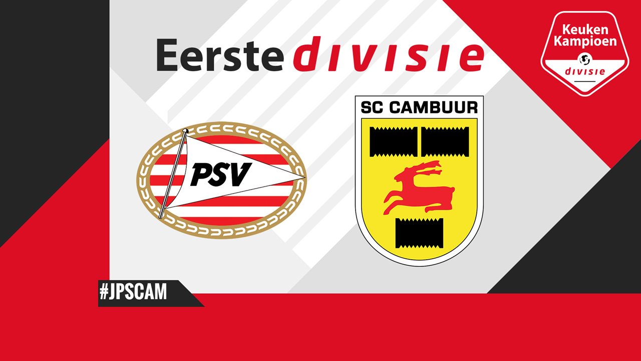 Jong PSV vs SC Cambuur poster