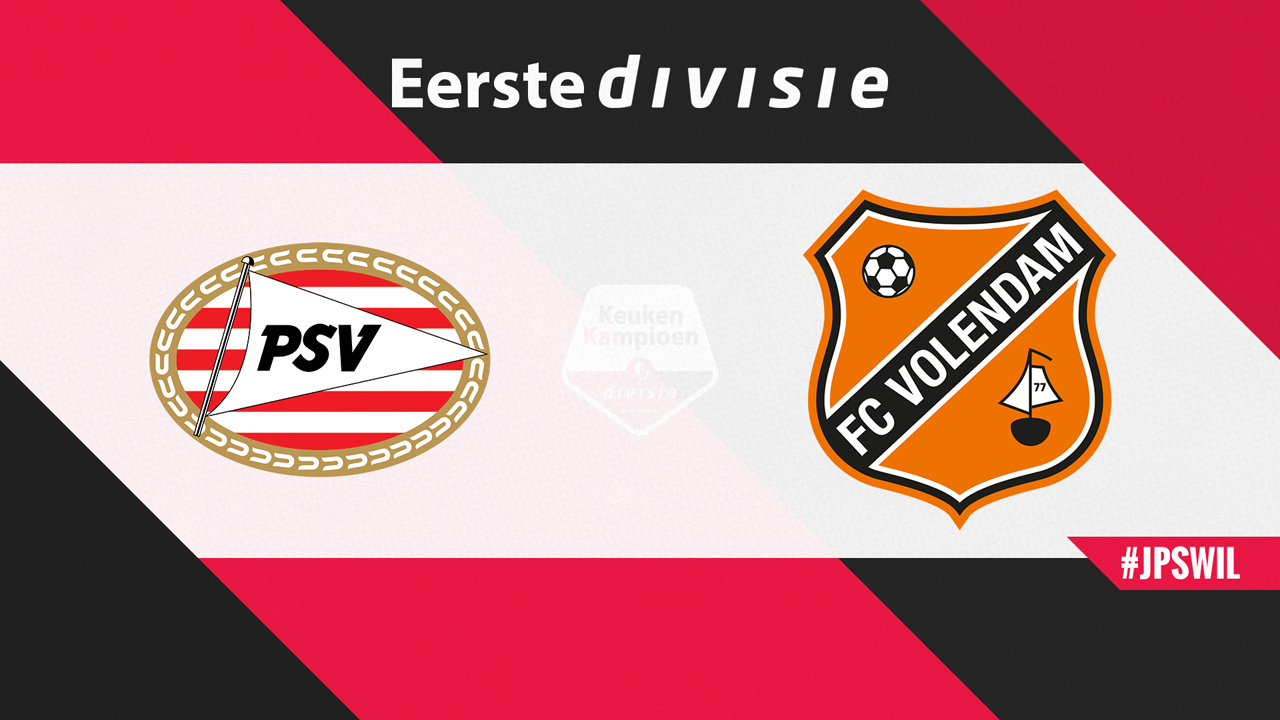 Jong PSV vs Volendam poster
