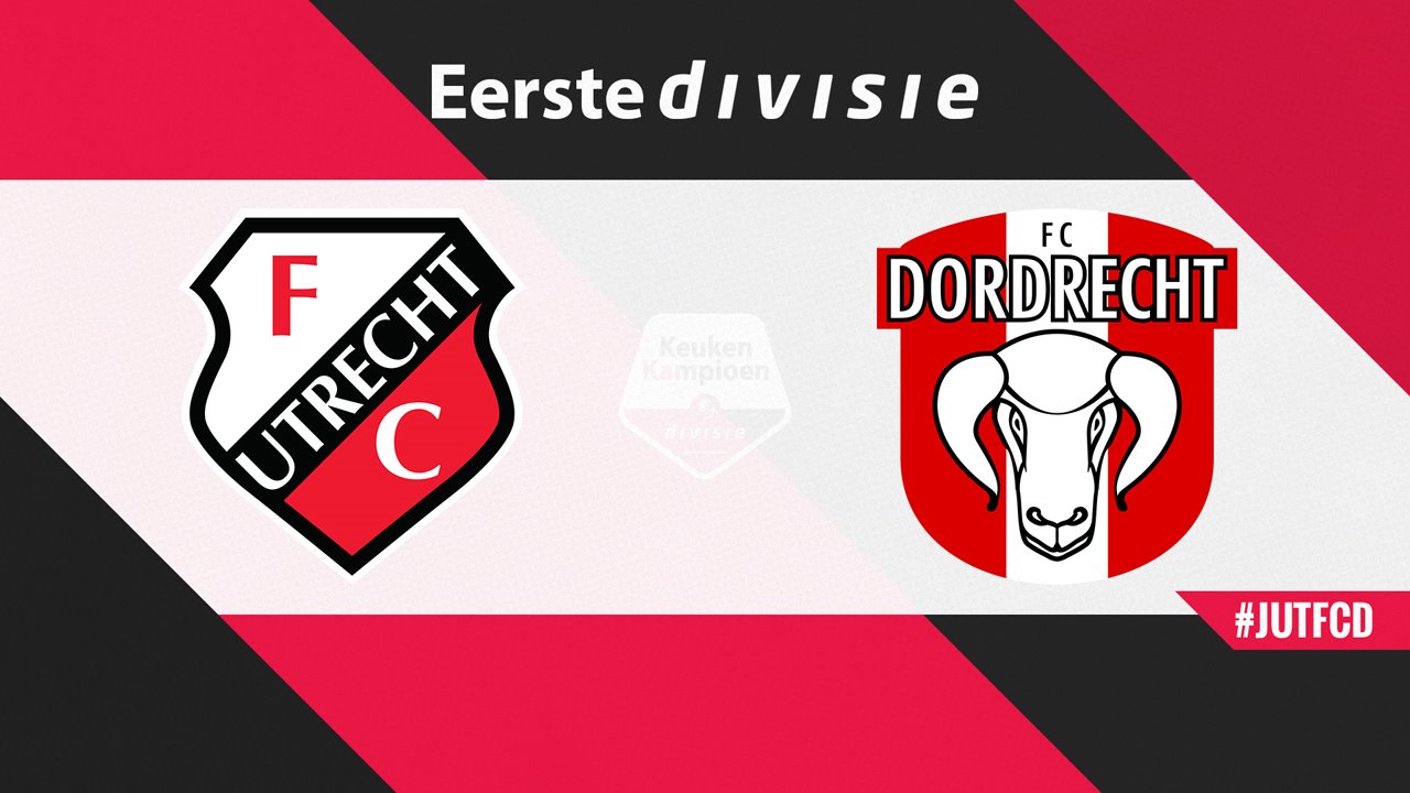 Jong Utrecht vs Dordrecht poster