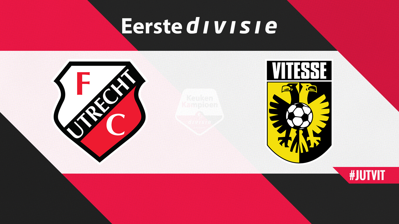 Jong Utrecht vs Vitesse poster