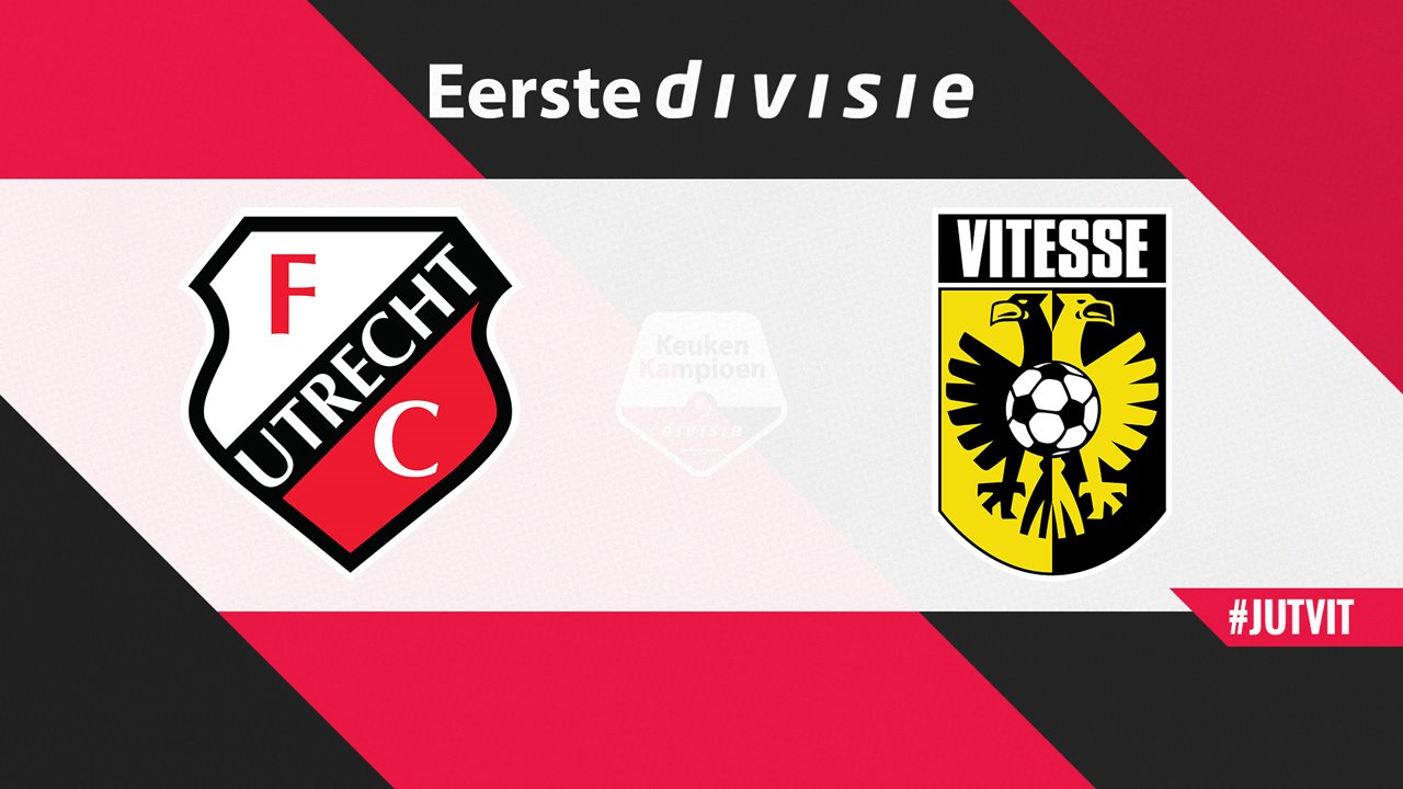 Jong Utrecht vs Vitesse poster