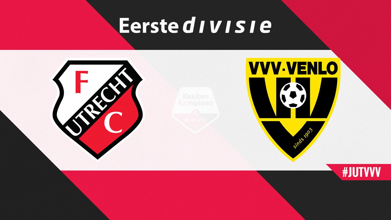 Jong Utrecht vs VVV-Venlo poster